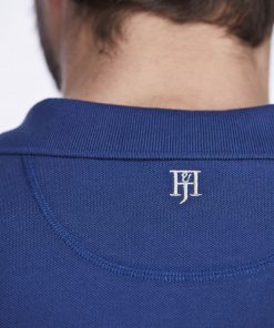 Hansen & Jacob Classic Polo Stretch Mid Blue