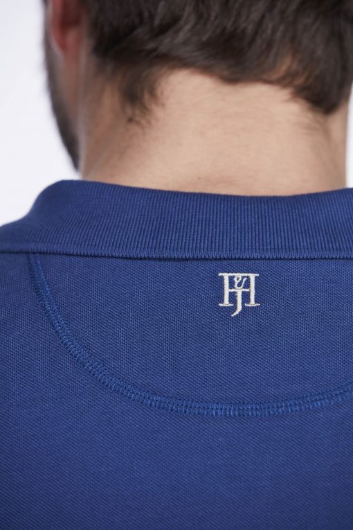 Hansen & Jacob Classic Polo Stretch Mid Blue