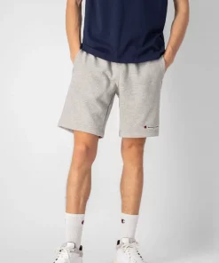 Champion Small Embroidered Script Logo Shorts Grey