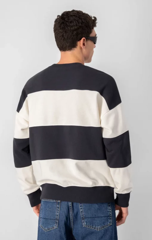 Champion Bookstore Logo Stripe Sweatshirt