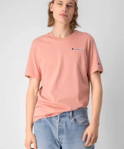 Champion Embroidered Script Logo T-shirt Rose Dawn