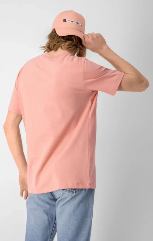 Champion Embroidered Script Logo T-shirt Rose Dawn