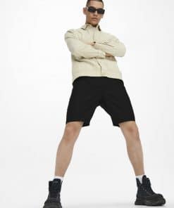 Only & Sons Linus Linen Shorts Black