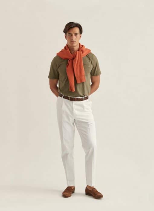 Morris Stockholm Clopton Jersey Shirt Olive