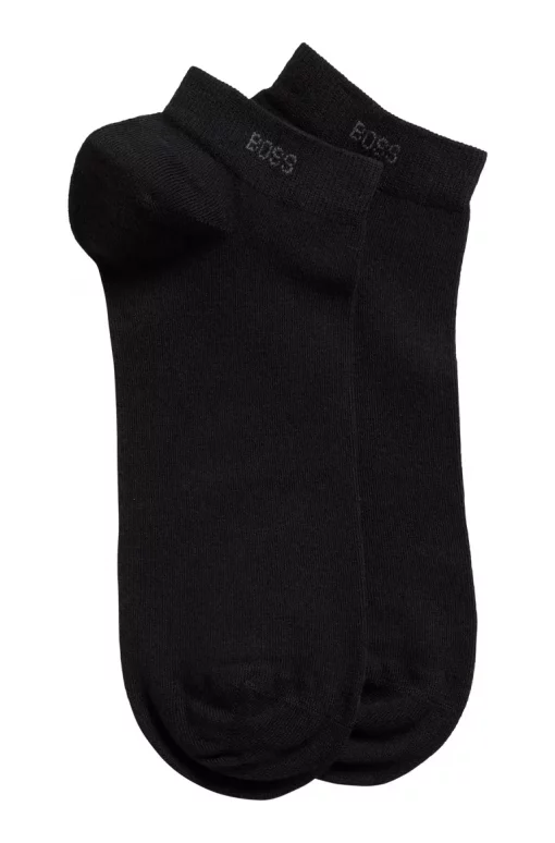 Boss 2-Pack Logo Socks Black