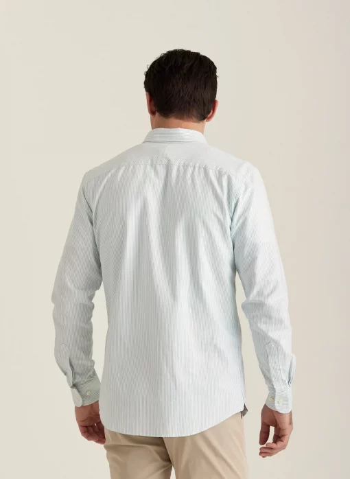 Morris Stockholm Douglas Stripe Shirt Green