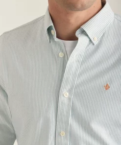 Morris Stockholm Douglas Stripe Shirt Green