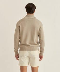 Morris Stockholm Norton Half Zip Khaki