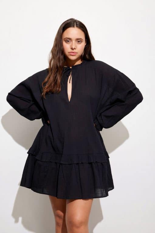 Envii Enteresa Ls Dress Black