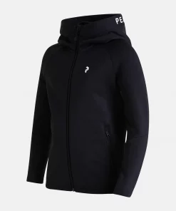 Peak Performance Rider Zip Hood Junior Black