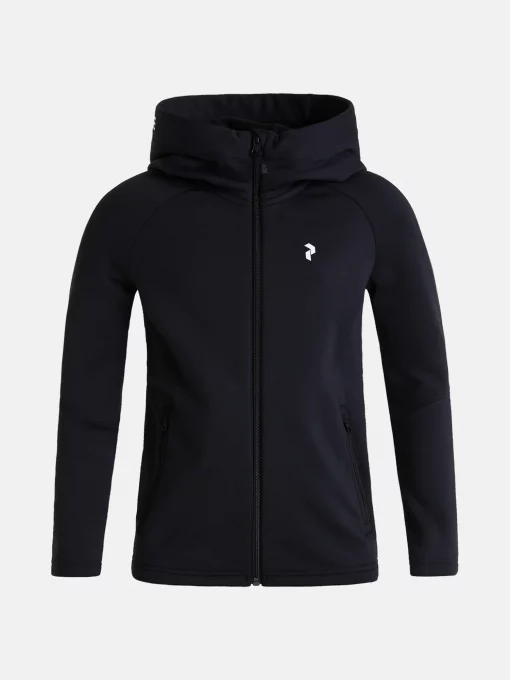 Peak Performance Rider Zip Hood Junior Black