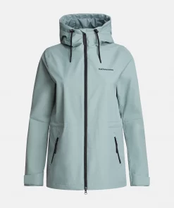 Peak Performance Coastal Jacket Women Ashen Green