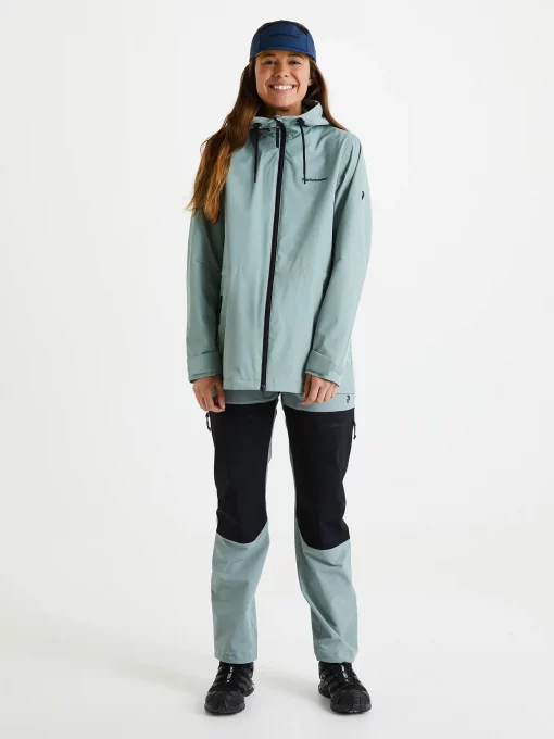 Peak Performance Coastal Jacket Women Ashen Green