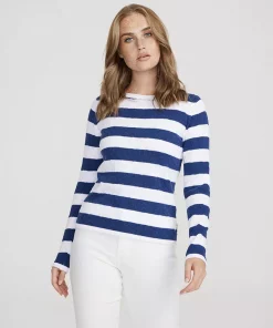 Holebrook Helny Boatneck Dark Royal/White