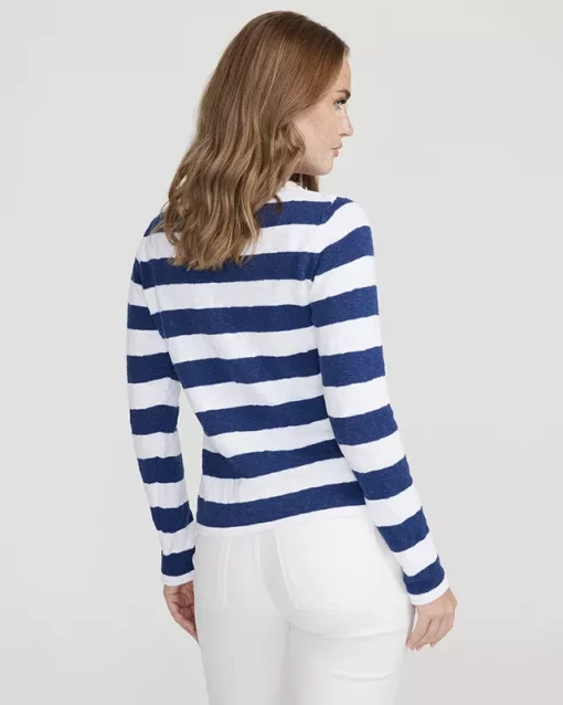 Holebrook Helny Boatneck Dark Royal/White