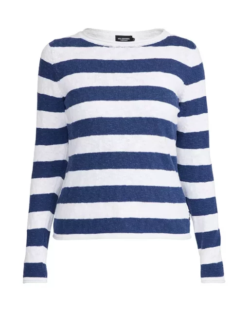 Holebrook Helny Boatneck Dark Royal/White