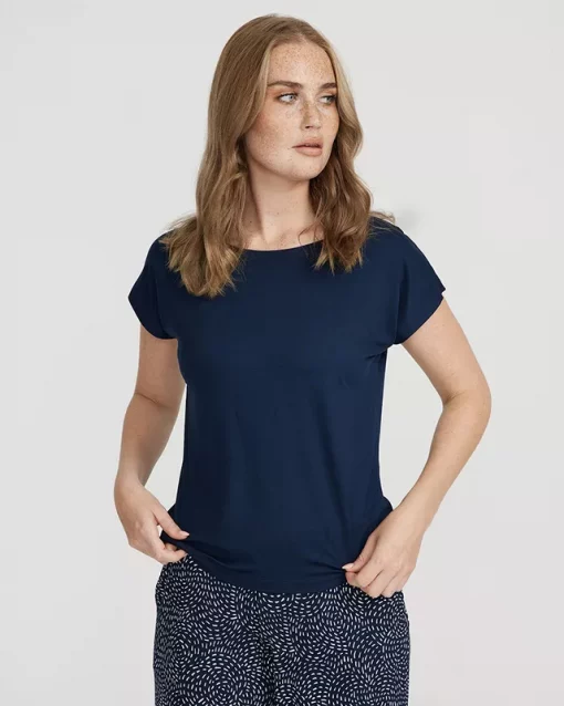 Holebrook Alice Capsleeve Navy