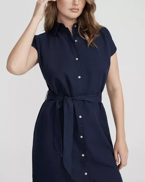 Holebrook Stina Shirt Dress Navy