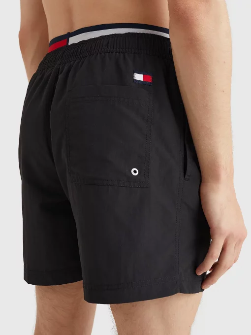 Tommy Hilfiger Logo Swimwear Black