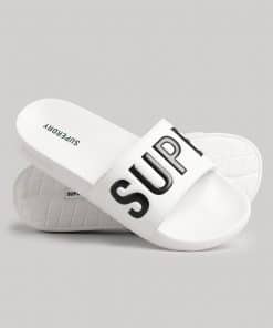Superdry Core Pool Slide Optic White/Black