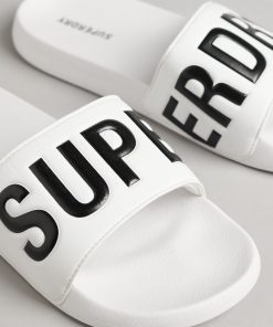 Superdry Core Pool Slide Optic White/Black