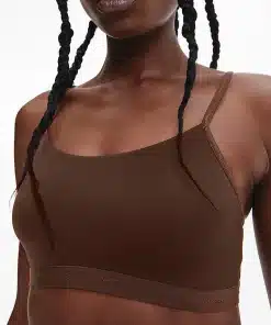 Calvin Klein String Bralette Umber