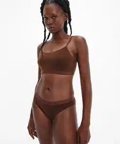 Calvin Klein String Bralette Umber