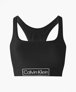 Calvin Klein Reimagine Heritage Unlined Bralette Black