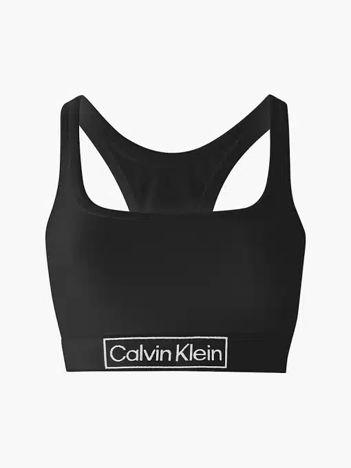 Calvin Klein Reimagine Heritage Unlined Bralette Black