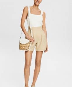 Esprit Linen Shorts Sand