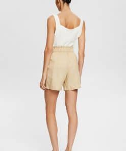 Esprit Linen Shorts Sand