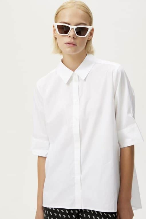 Gestuz Avaligz ss Shirt Bright White
