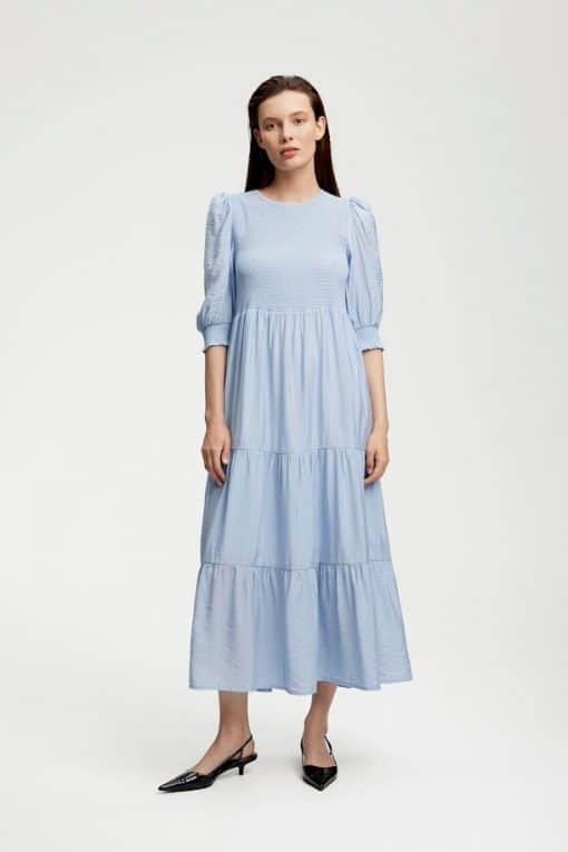 Gestuz Morianagz Solid Dress Xenon Blue