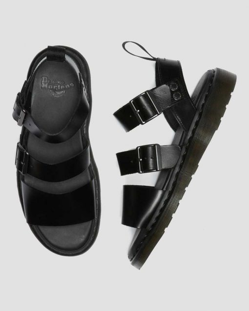 Dr. Martens Gryphon Sandals Black Brando