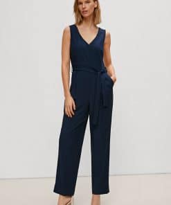 Comma, Jumpsuit Deep Blue