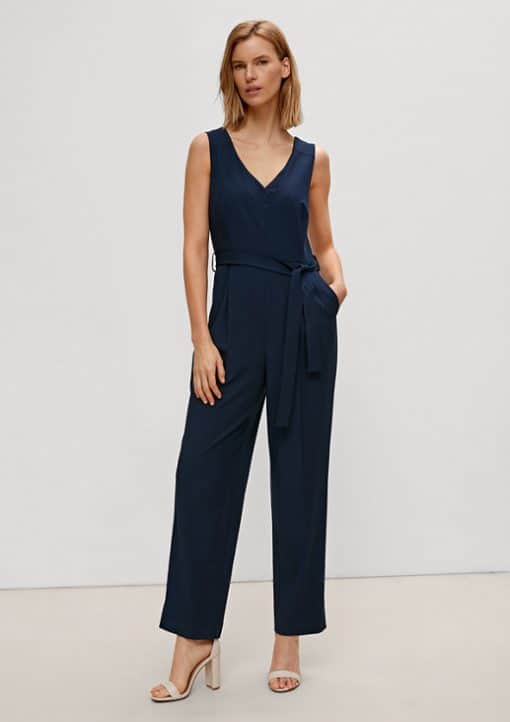 Comma, Jumpsuit Deep Blue