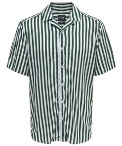 Only & Sons Wayne Life Viscose Shirt Green