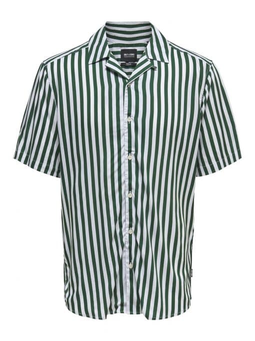 Only & Sons Wayne Life Viscose Shirt Green