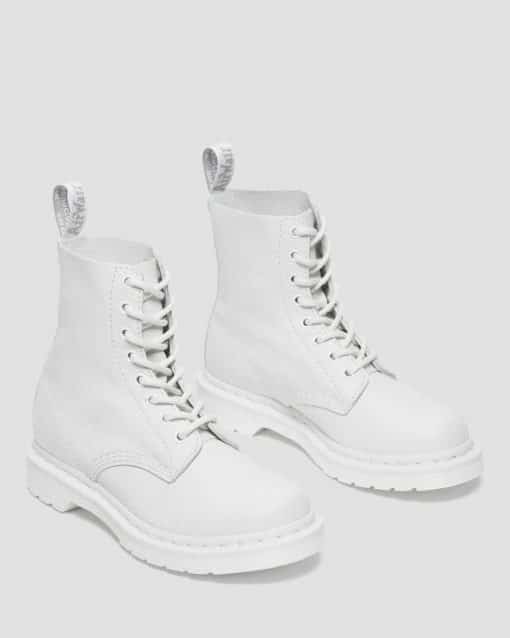 Dr. Martens 1460 Pascal Mono Virginia Boots White