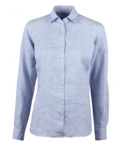 Stenströms Sofie Linen Shirt Light Blue