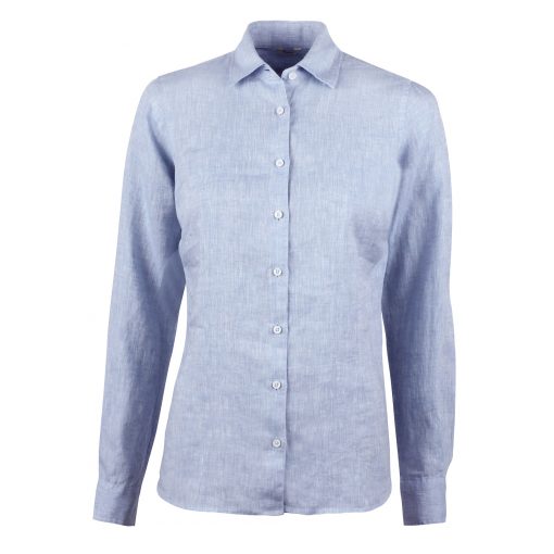 Stenströms Sofie Linen Shirt Light Blue