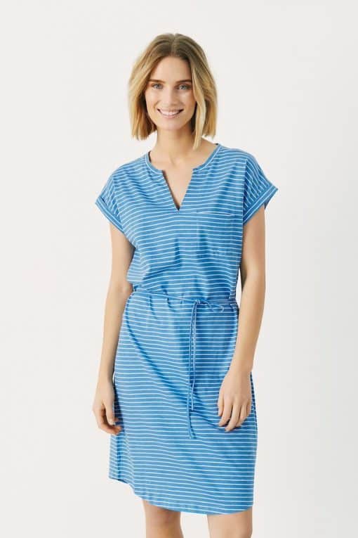 Part Two Ilima Stripe Dress Riviera Stripe