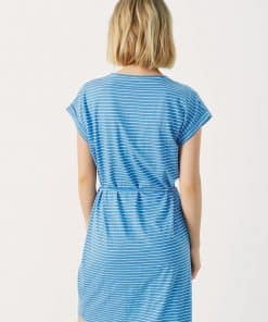 Part Two Ilima Stripe Dress Riviera Stripe