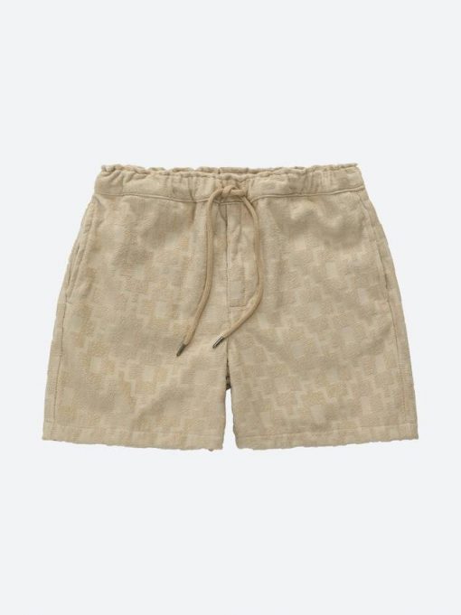 OAS Beige Machu Terry Shorts
