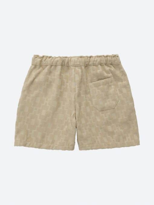 OAS Beige Machu Terry Shorts