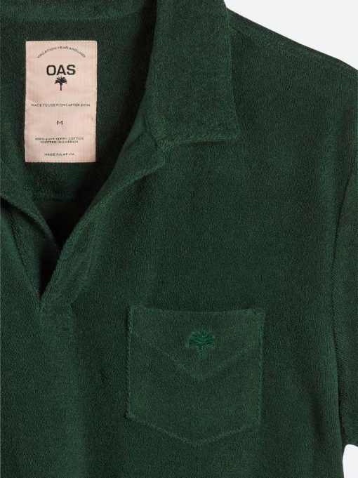 OAS Green Polo Terry Shirt