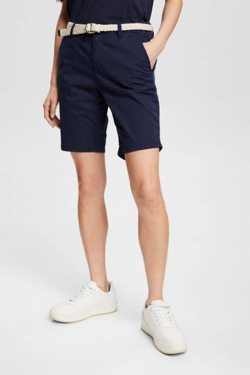 Esprit Cotton Shorts Navy