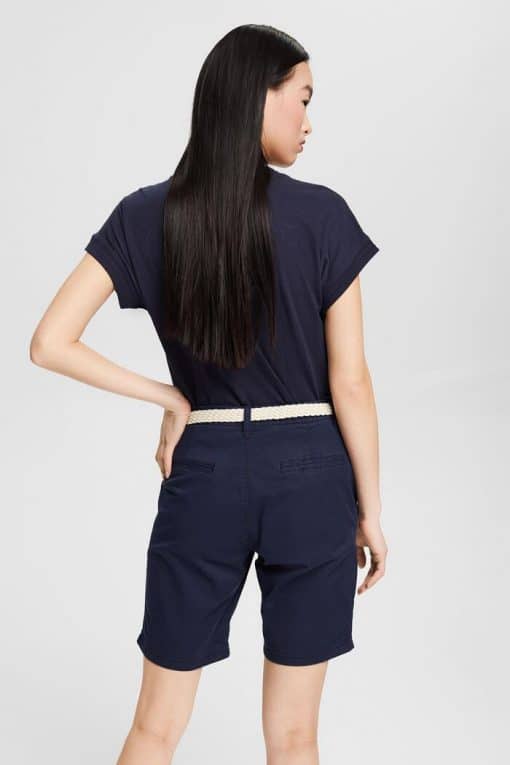 Esprit Cotton Shorts Navy