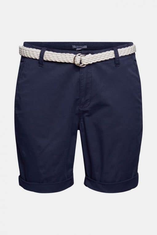 Esprit Cotton Shorts Navy