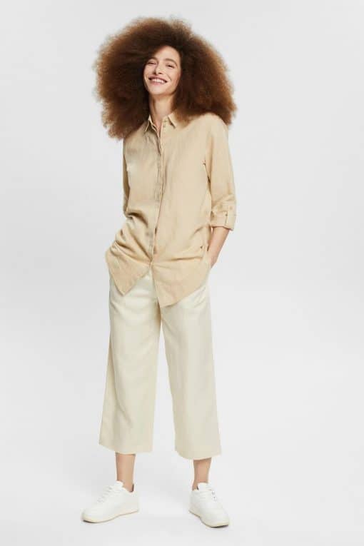 Esprit Linen Blouse Sand